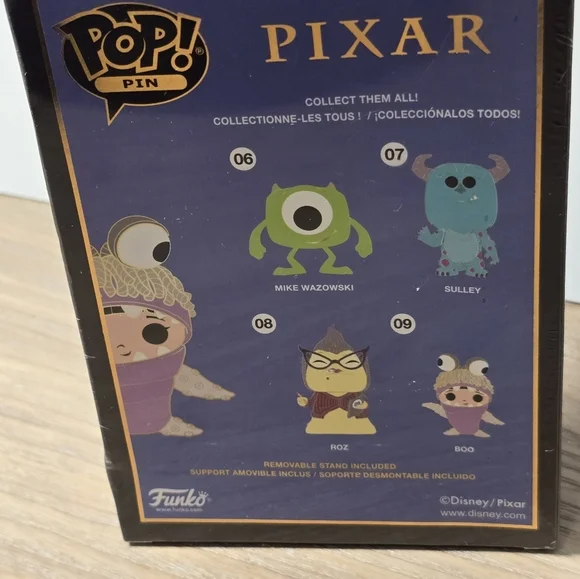 Funko pop large enamel pin disney Pixar boo 09 new - Picture 4 of 5